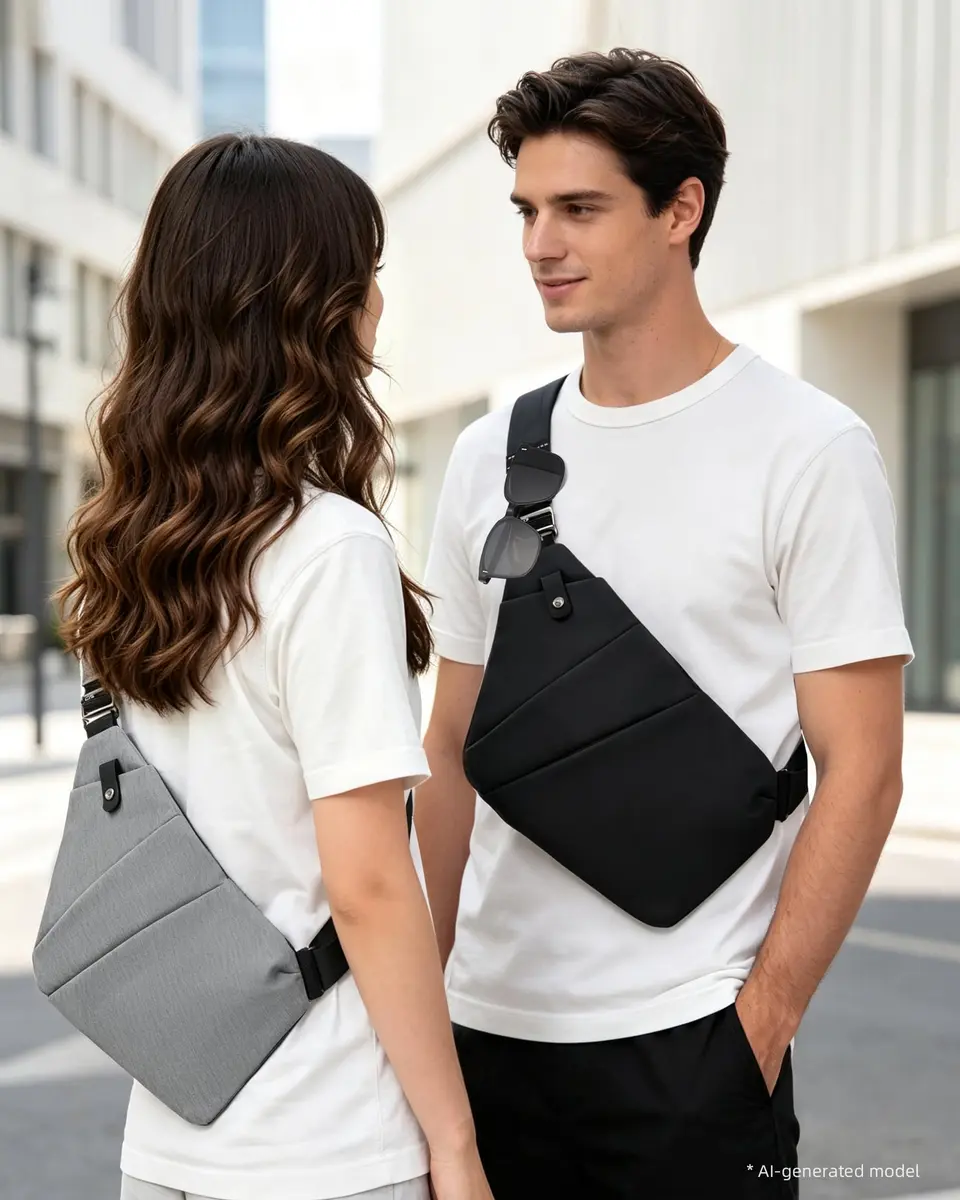 OSOCE Crossbody Bag for Men, Slim Sling Bag, 1.0S | Water-Resistant, Multi-Functional - view 2