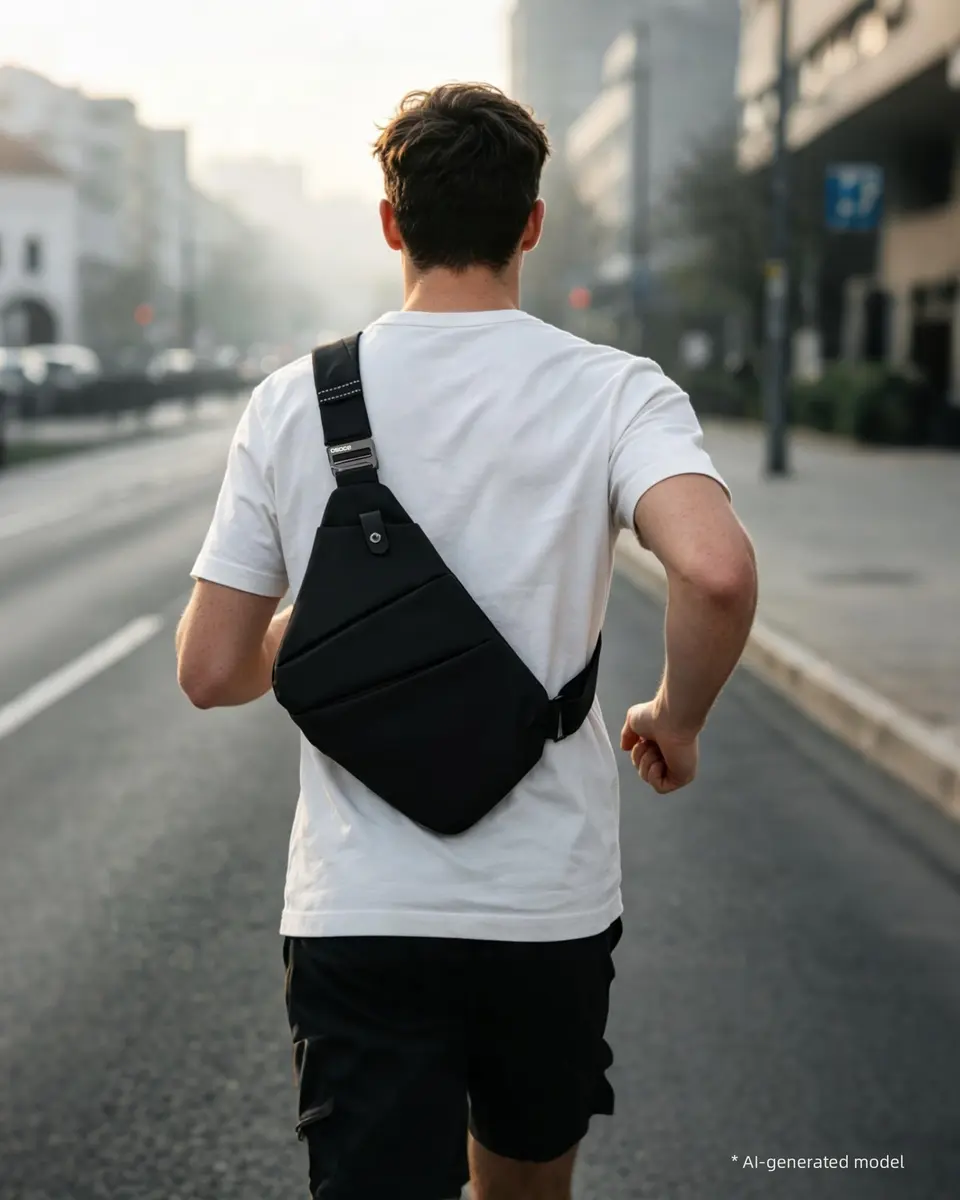 OSOCE Crossbody Bag for Men, Slim Sling Bag, 1.0S | Water-Resistant, Multi-Functional - view 3