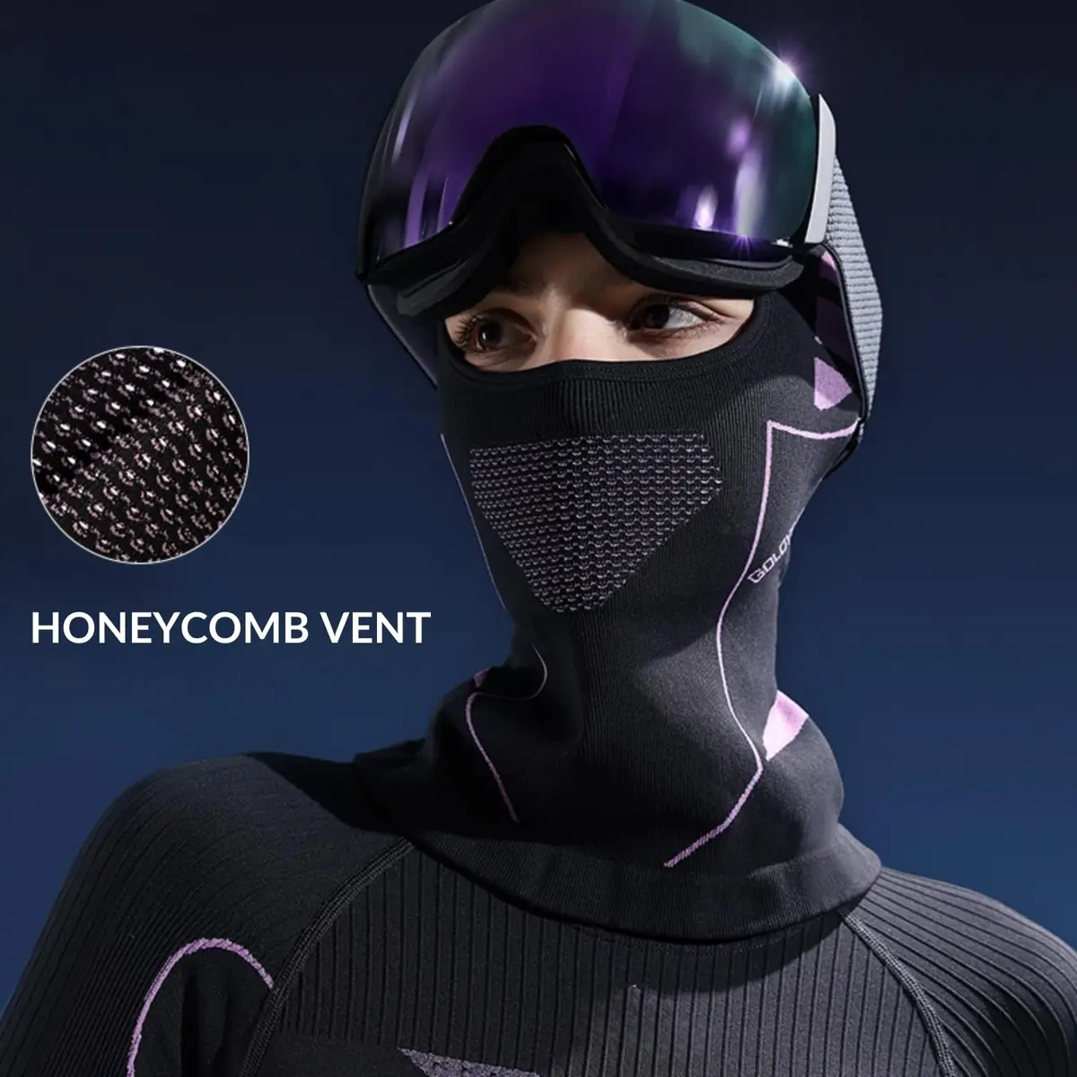 2THESTARS Balaclava Ski Mask Thermal Windproof for Skiing & Cycling | Breathable, Quick-Dry, Unisex - view 3