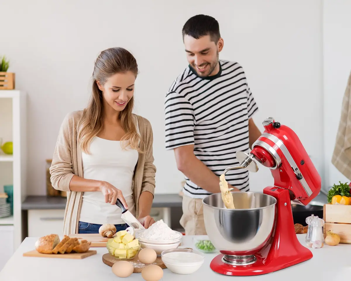KINGEAGLE Stainless Steel Dough Hook for KitchenAid 4.5-5 QT Tilt-Head Stand Mixers | Dishwasher Safe Metal Kneading Bread Hook Attachment for Kitchen Aid Original Bowl Only, Easy Dough Kneading, Uncoated Design - view 6