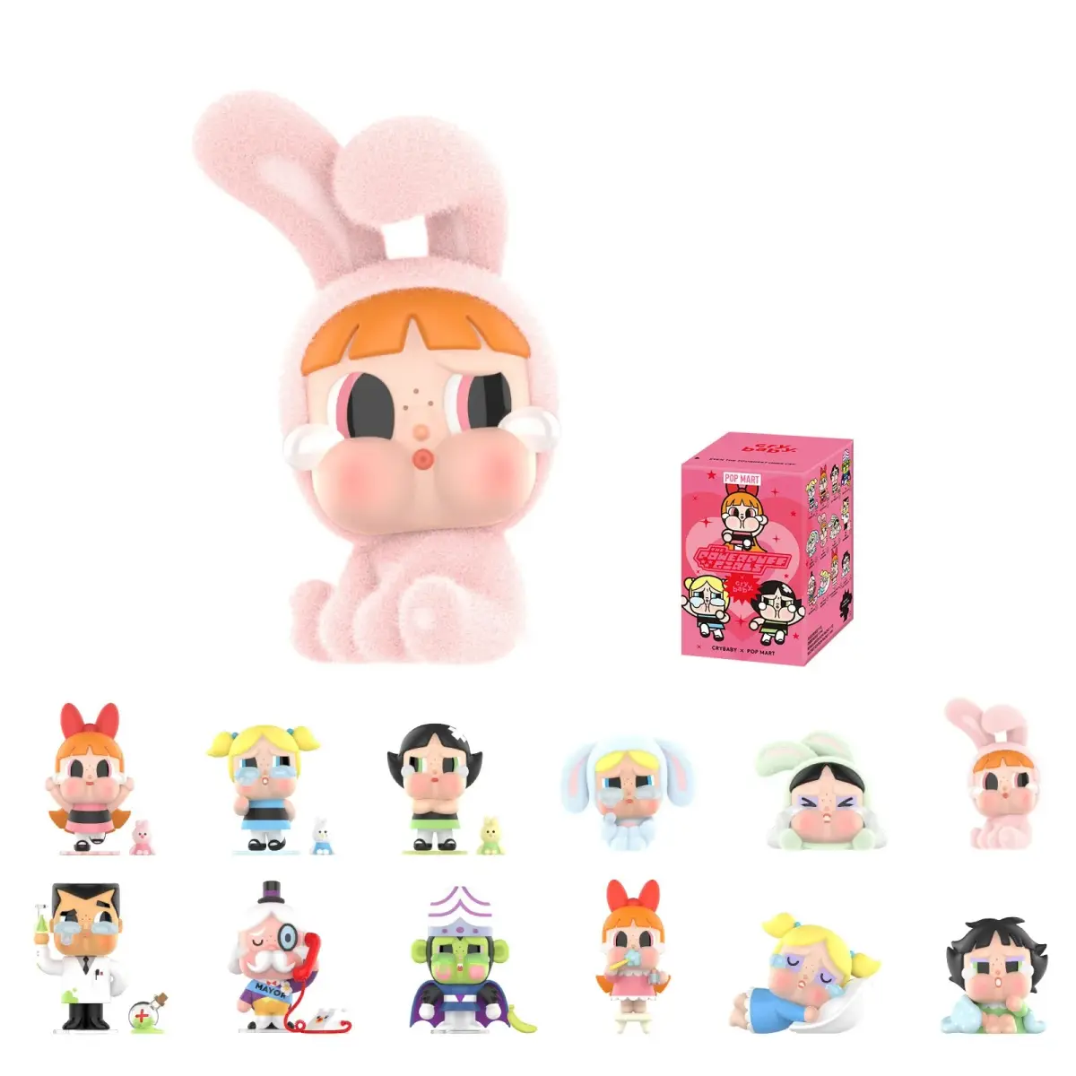 POP MART Crybaby x Powerpuff Girls Series Blind Box Figure | Random Design Collectible Toy - main product image