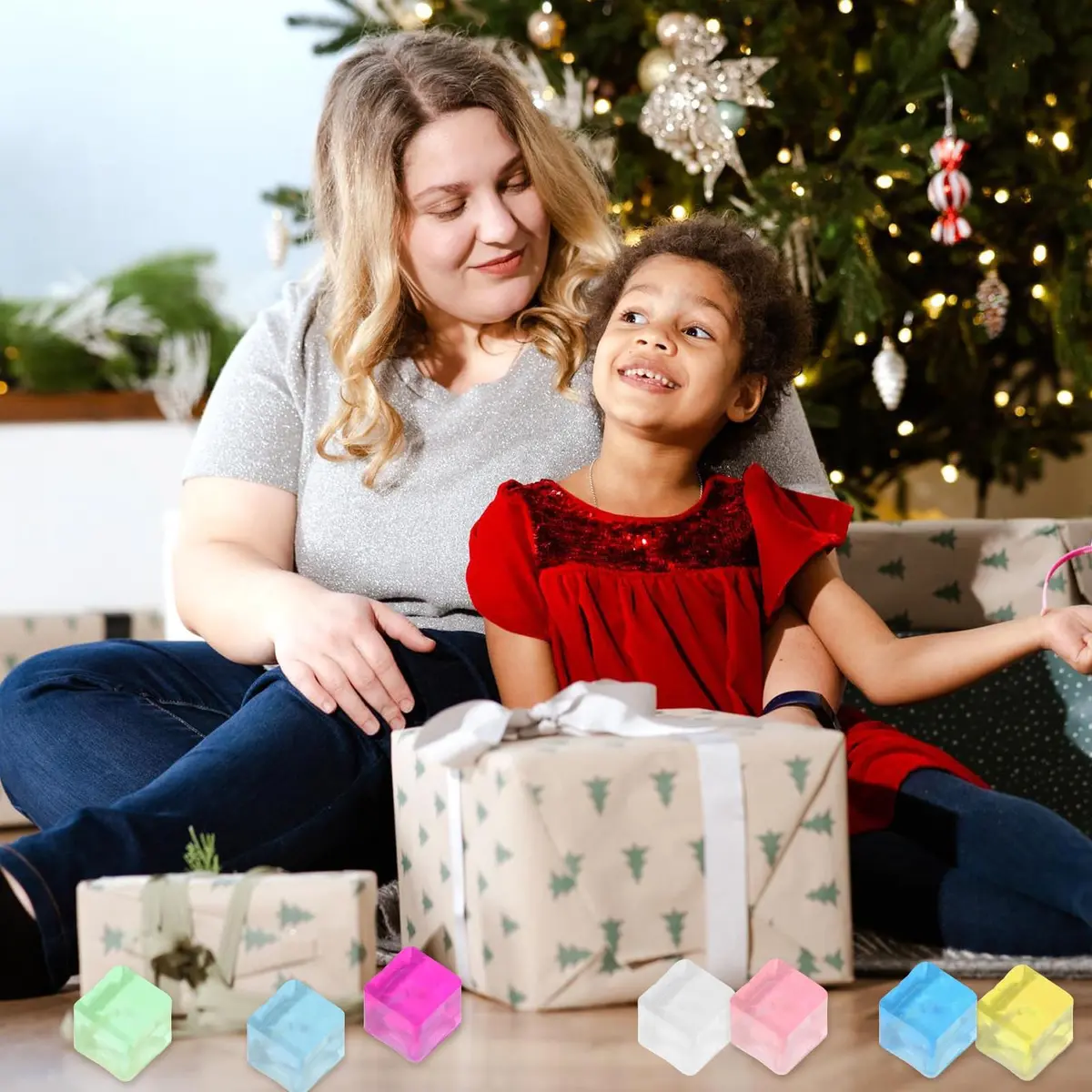 Sketsia Sensory Toys 24 Pcs Cube Squishy Fidget Stress Toys for Adults Kids | Stress Relief & Autism Aid - view 6