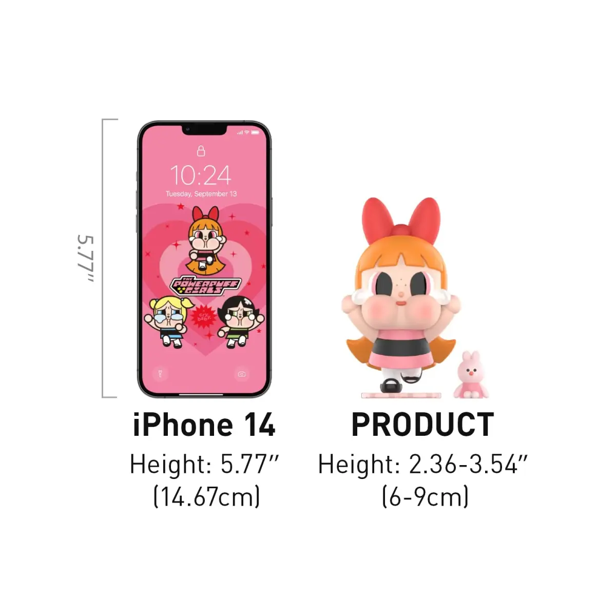 POP MART CRYBABY x Powerpuff Girls Series Blind Box Figures Whole Set | ASTM-Tested Non-Toxic Toy Figures for Kids 3-18 Years - view 6