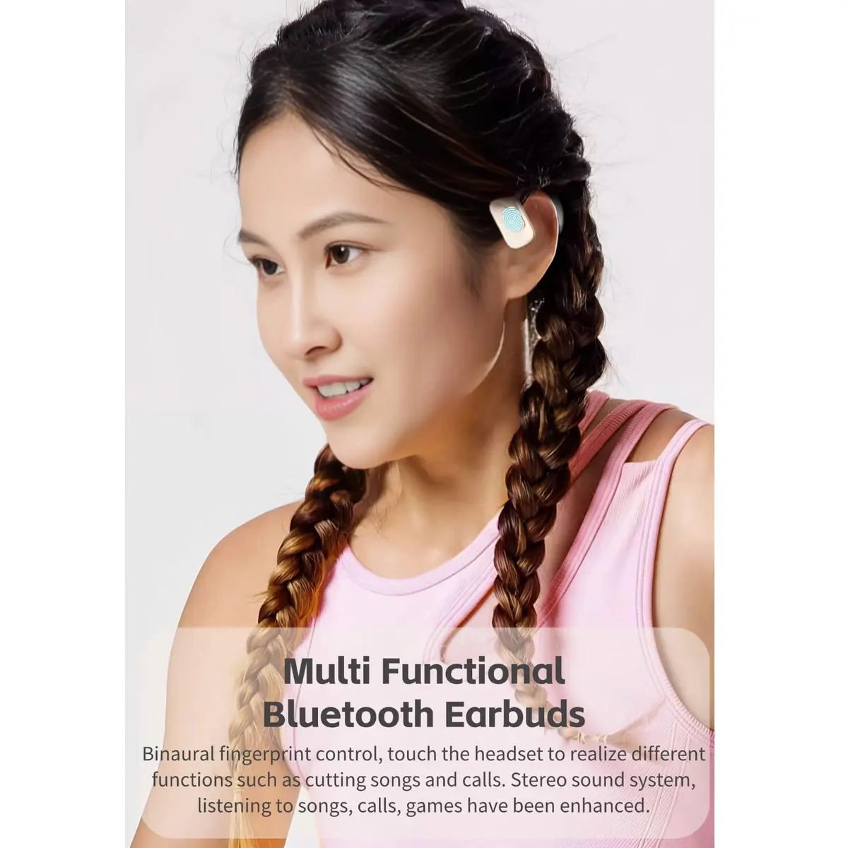 Yoidesu BL02 Translator Earbuds with Digital Display, BT 5.3, 144 Languages Voice Translator Device, Noise Cancellation, HiFi Stereo Earbuds (Black) - view 8