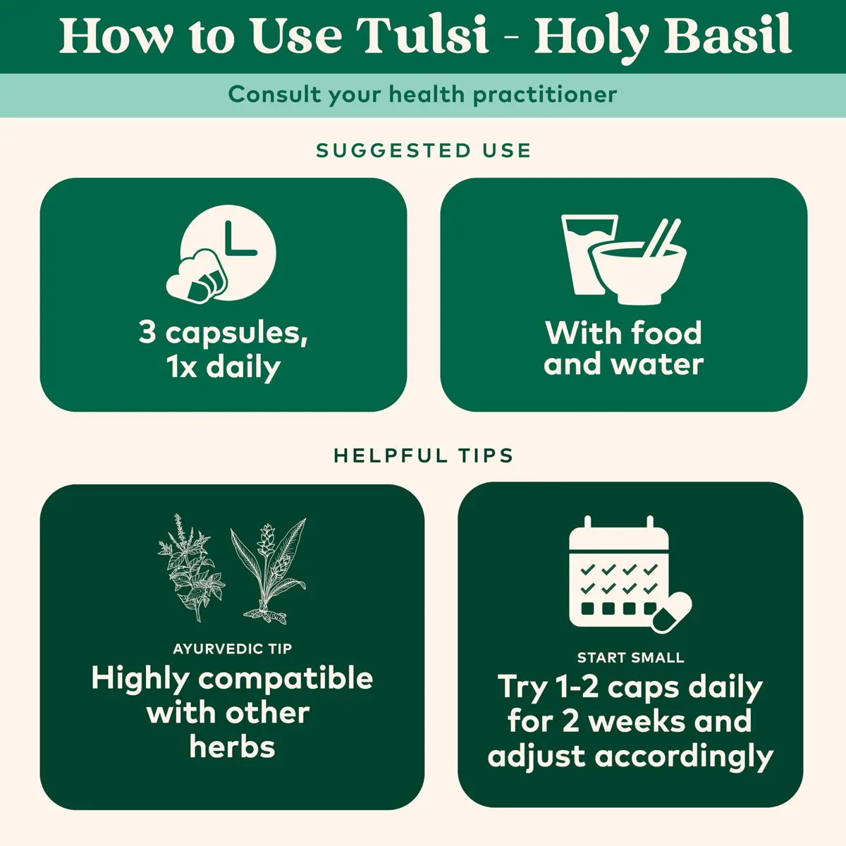 ORGANIC INDIA Tulsi Holy Basil Capsules, Vegan, 60 Capsules | Adaptogen for Calm & Immunity - view 5