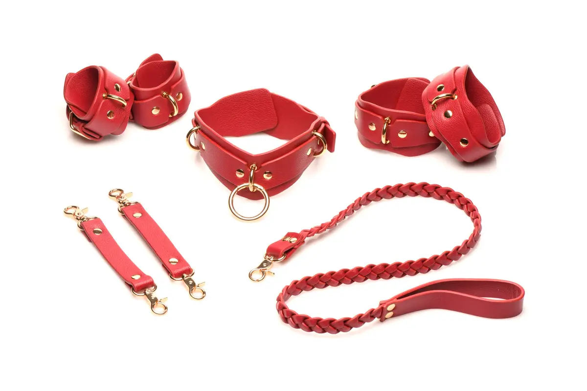 XR PLAY HARD. Lover's Restraints Set for Men, Women & Couples | Adjustable Vegan Leather Bondage Gear - view 6