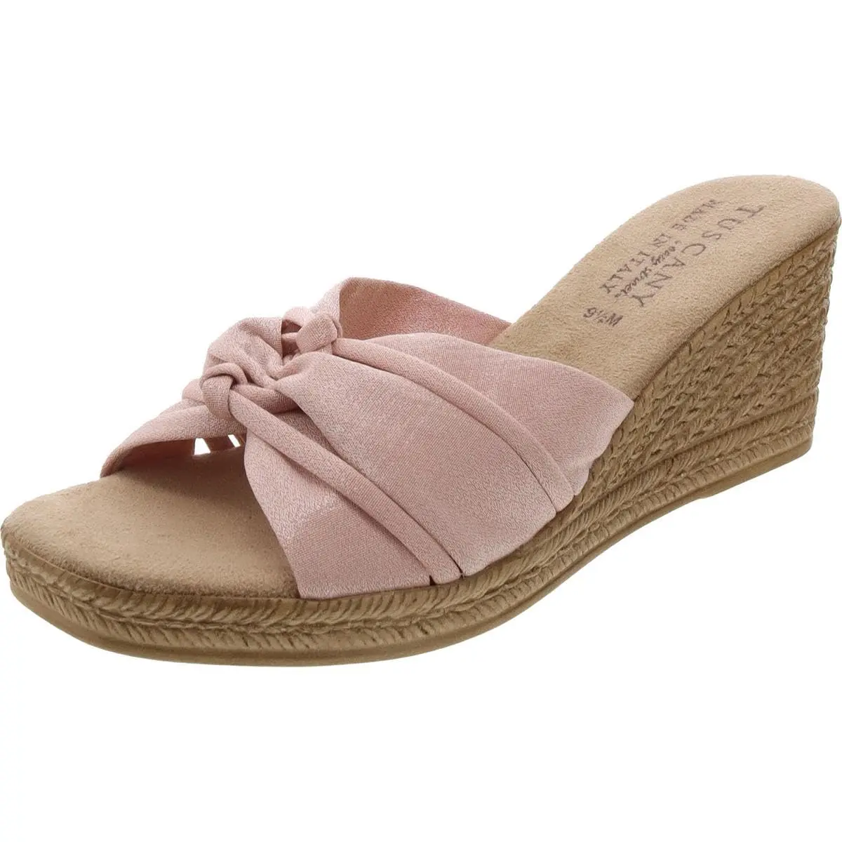 Easy Street Ghita Wedge Sandal 12 Wide | Italian Craftsmanship & Comfort - main product image