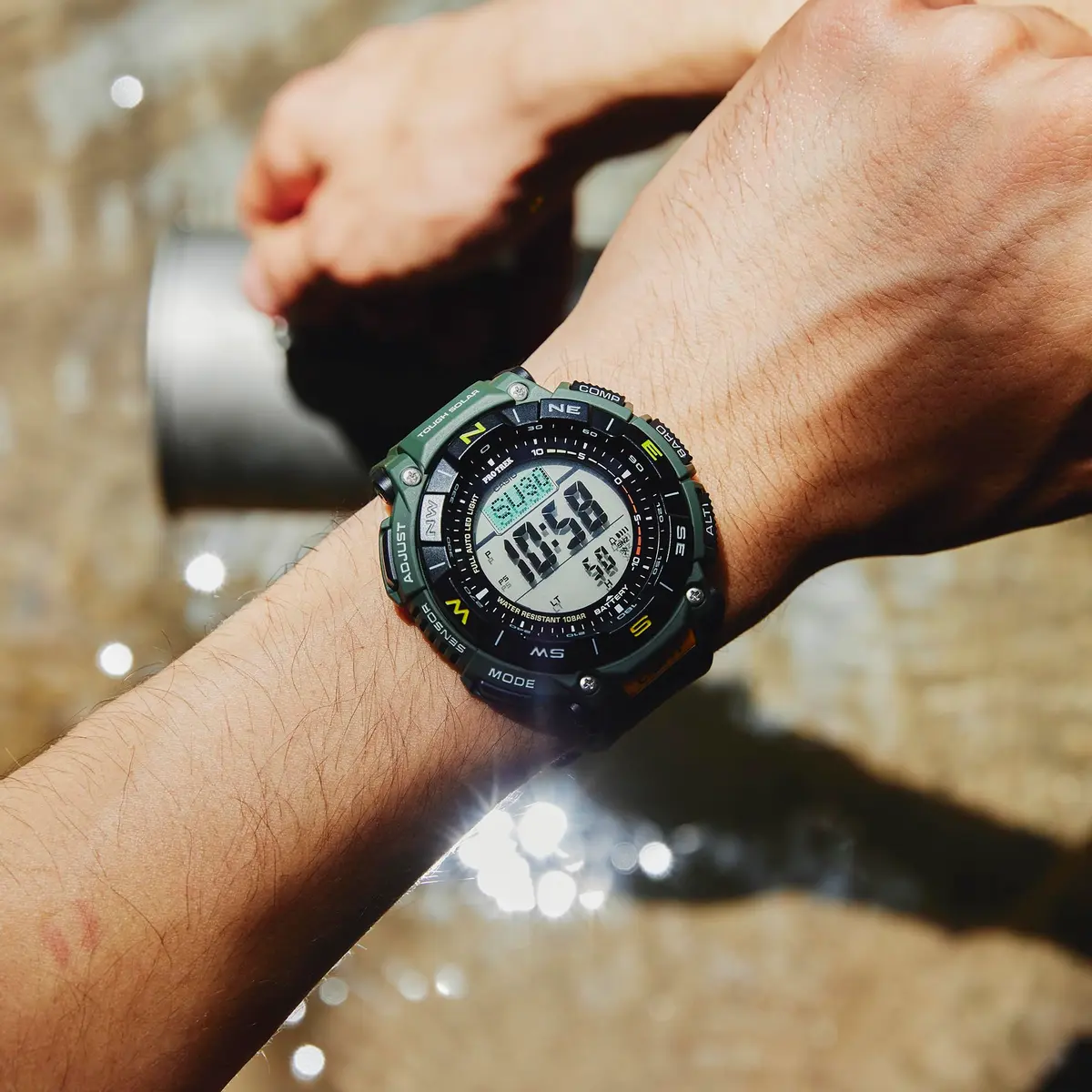 PRO TREK PRG-340 Climber Line Wristwatch Solar Biomass Plastic 51.7mm | Outdoor Gear for Nature Lovers - view 3