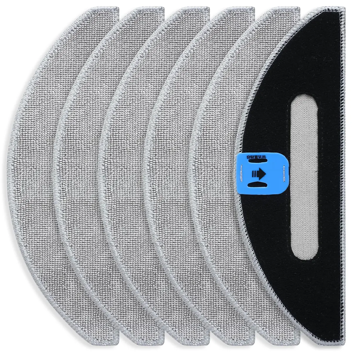 Penkineer 6 Pack Replacement Mop Pads for iRobot Roomba Combo i5 & j5 Series | 25.3cm x 8.3cm - main product image