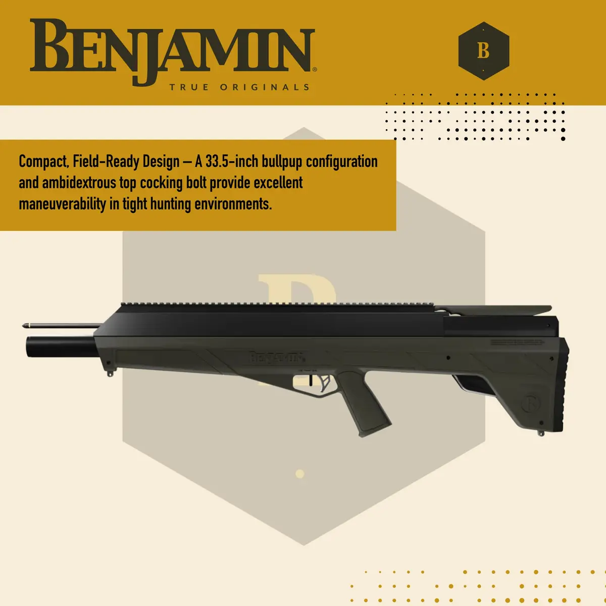 Benjamin Airbow M600 | 33.5-inch PCP Airbow with 8 Shots at 600 FPS - view 5