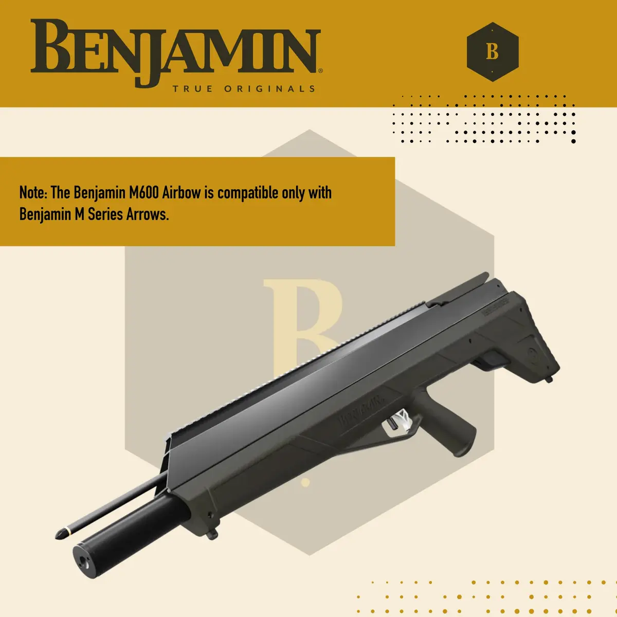 Benjamin Airbow M600 | 33.5-inch PCP Airbow with 8 Shots at 600 FPS - view 4