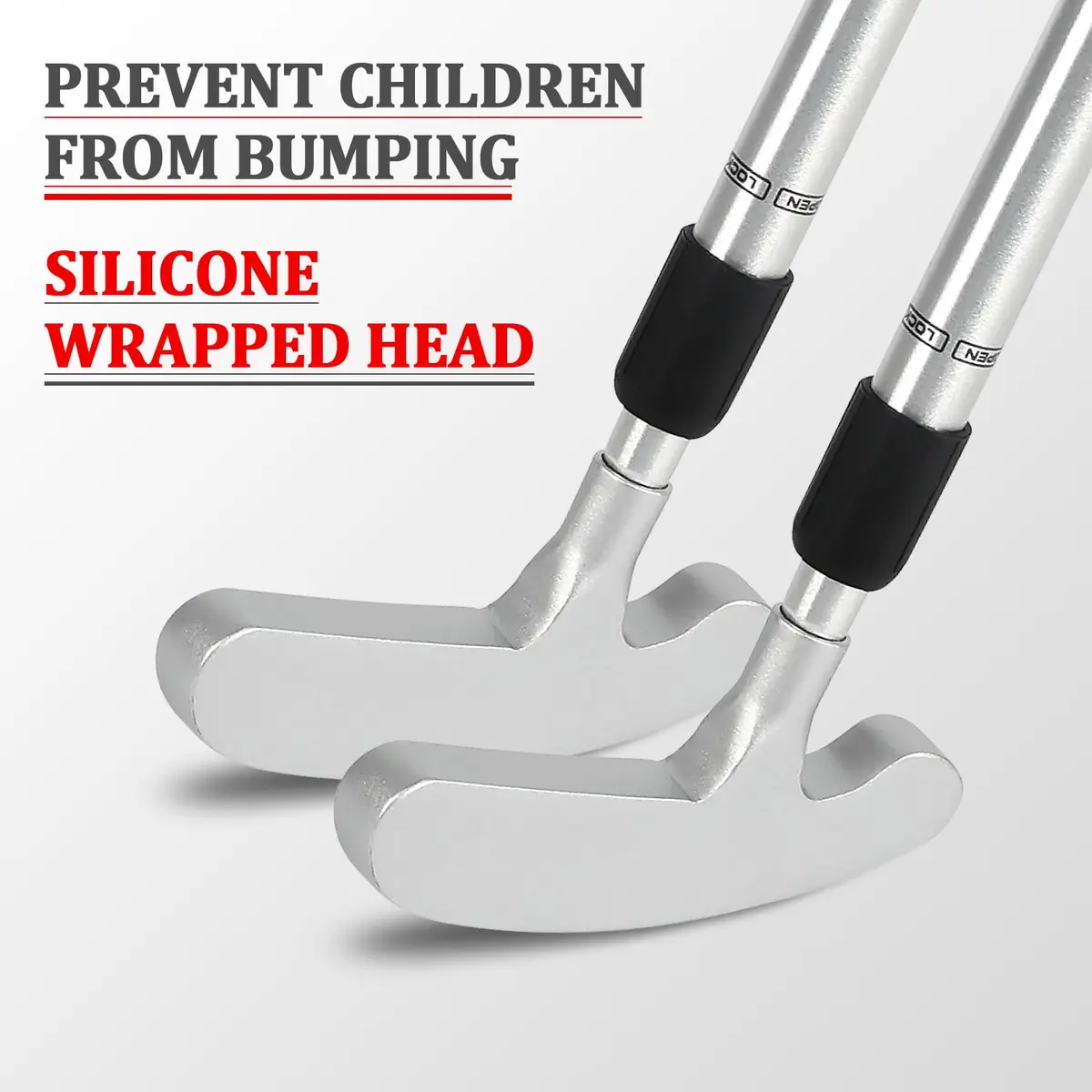THIODOON Silver Golf Putter | Adjustable Length, Ambidextrous, Portable (70-120 chars) - view 2