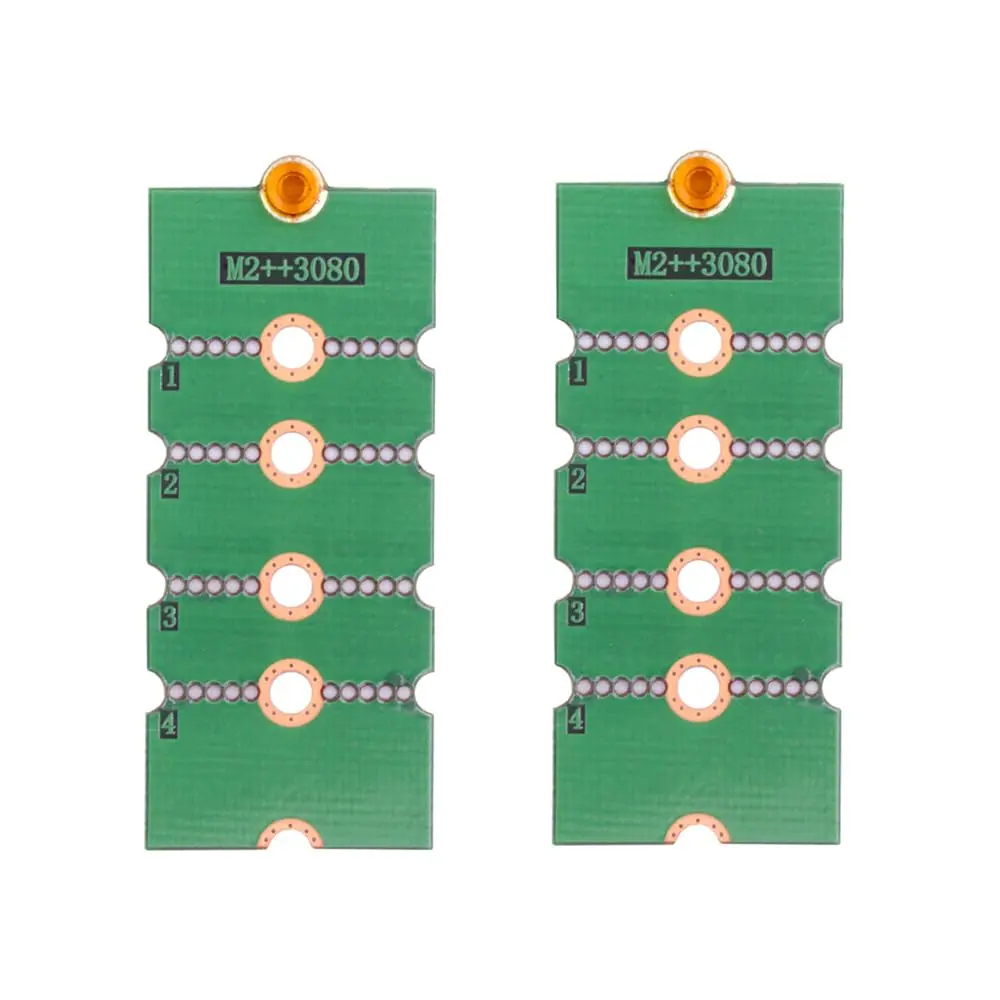 xiwai 2pcs M.2 NGFF NVME Adapter Brackets Support 2230-2280 | Convert & Extend SSD Compatibility - view 2