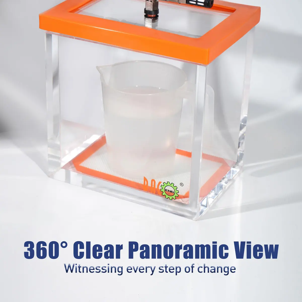 BACOENG 1.5 Gallon Acrylic Vacuum Chamber for Resin & Epoxies | Durable, Transparent, Reusable - view 4