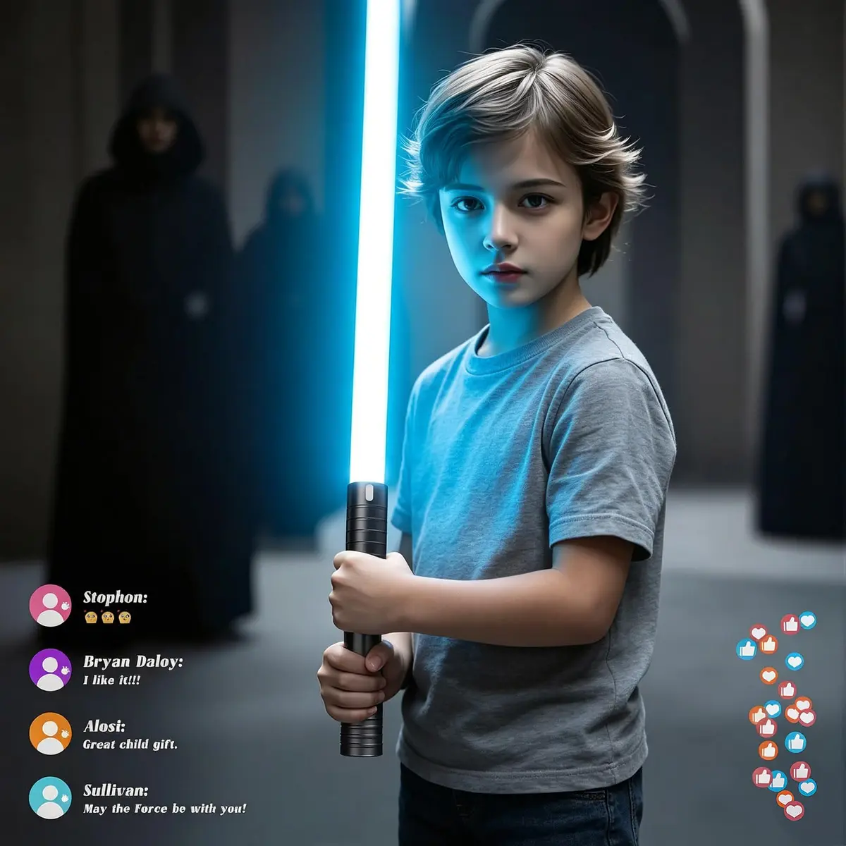 CSNDICE Lightsaber 2 Pack, Metal Hilt, 20 RGB Colors | Dual-Mode Dueling Toy for Kids & Adults - view 7