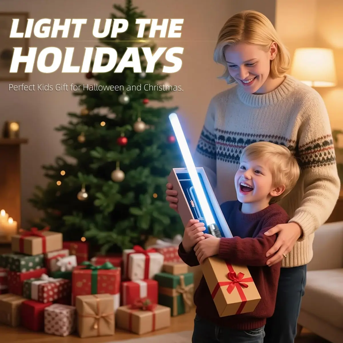 CSNDICE Lightsaber 2 Pack, Metal Hilt, 20 RGB Colors | Dual-Mode Dueling Toy for Kids & Adults - view 8