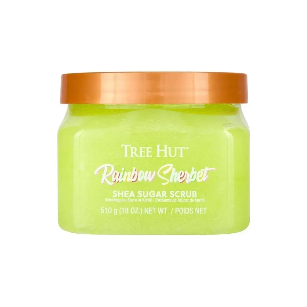 Tree Hut Shea Sugar Scrub, Rainbow Sherbet, 18 fl oz | Nourishing & Exfoliating - main product image
