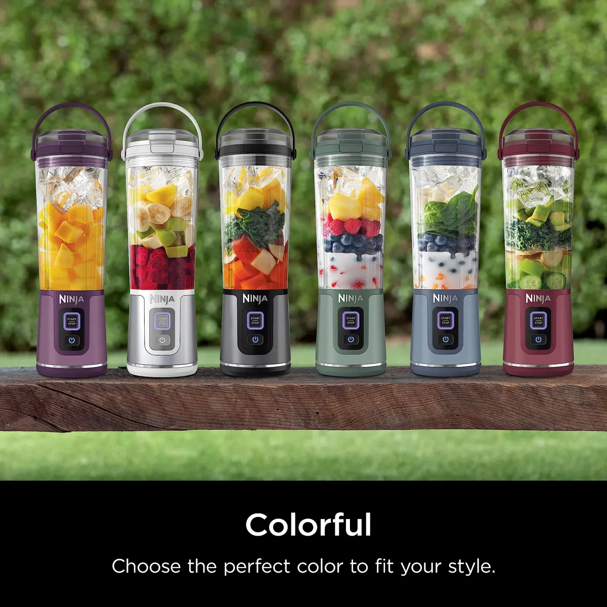 Ninja Portable Blender 18oz | Cordless, Rechargeable, Dual-Color, 2 Pack - view 8