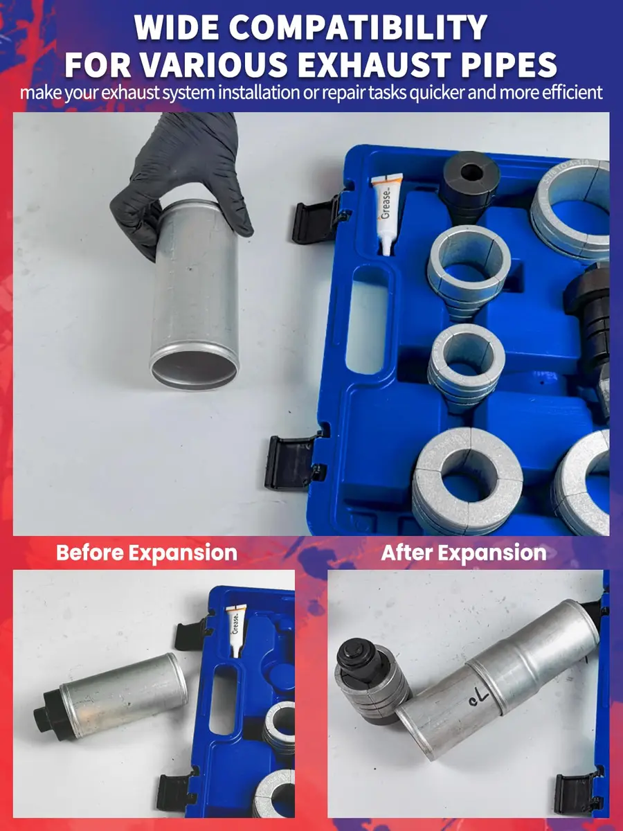Punmew Exhaust Pipe Expander 28mm | Heavy-Duty Auto Exhaust Tool for Tail Pipe Expansion - view 5