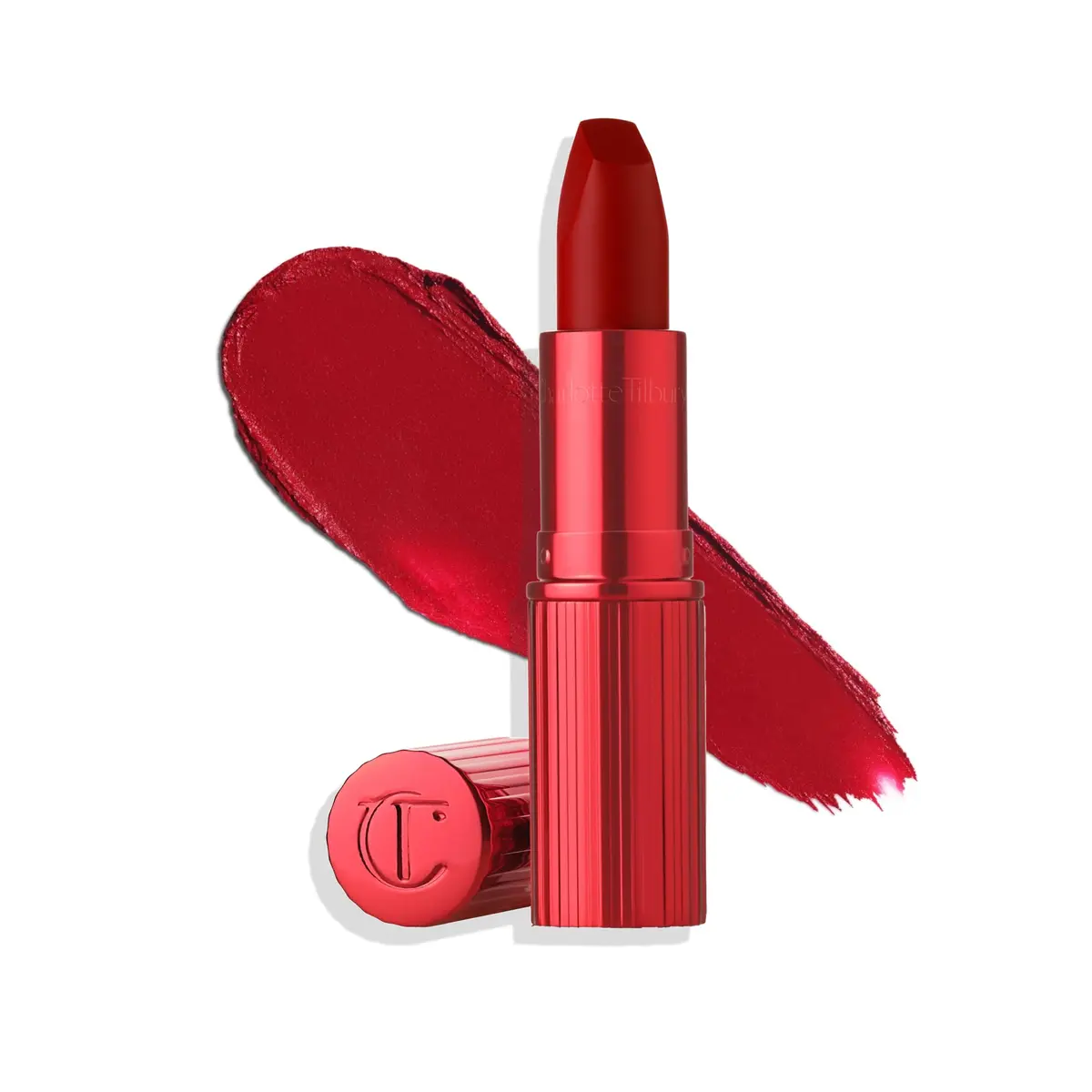 Charlotte Tilbury Matte Revolution Lipstick - Cinematic Red - 1.5g (0.05 oz) | Long-Lasting Hydrating Matte Finish - main product image