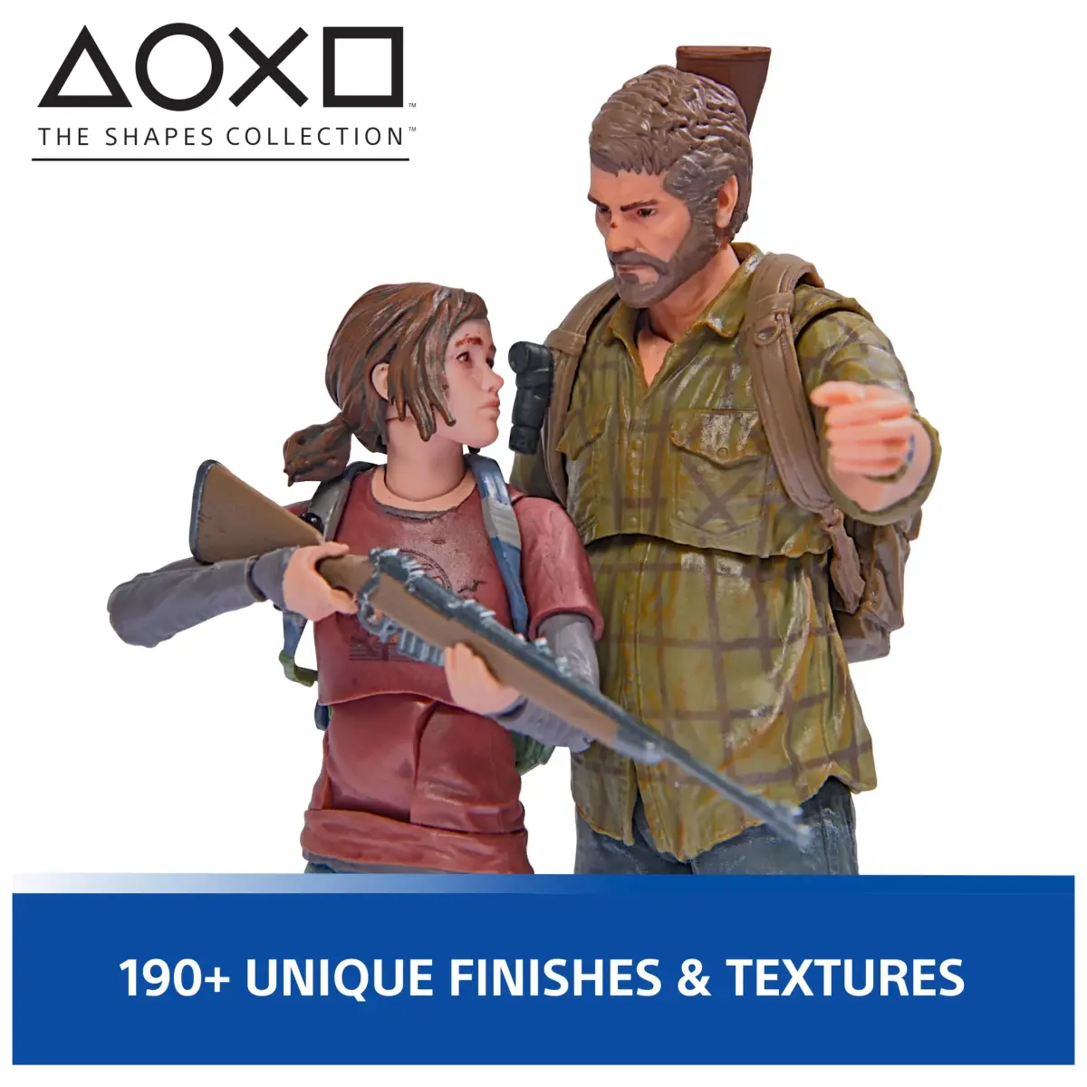 PlayStation The Last of Us Joel & Ellie 6" Deluxe Figure 2-Pack | Collectible Action Figures with 30+ Articulation Points - view 3