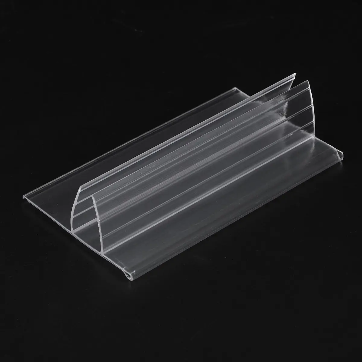 PATIKIL Clear Plastic Label Holders with Blank Labels, 30 Pack, Fits 7-12mm Shelves | Retail Store Price Tag Holders - view 5