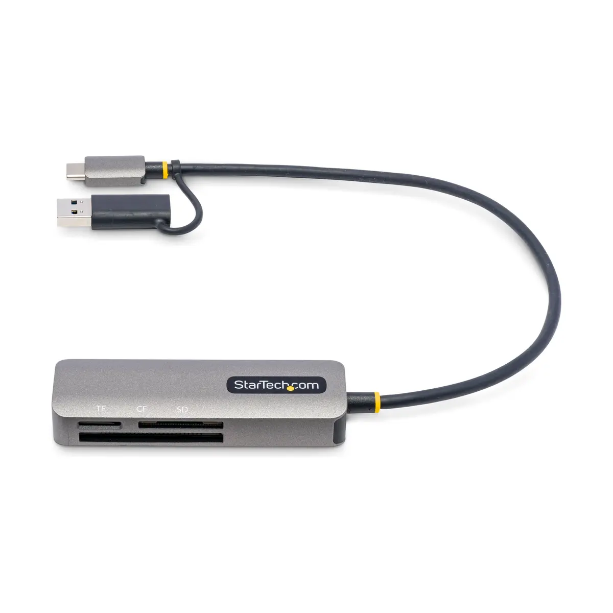 StarTech.com USB-C USB-A Multi-Card Reader | 5Gbps USB 3.0, SD/microSD/CF Slots, Plug & Play - view 2