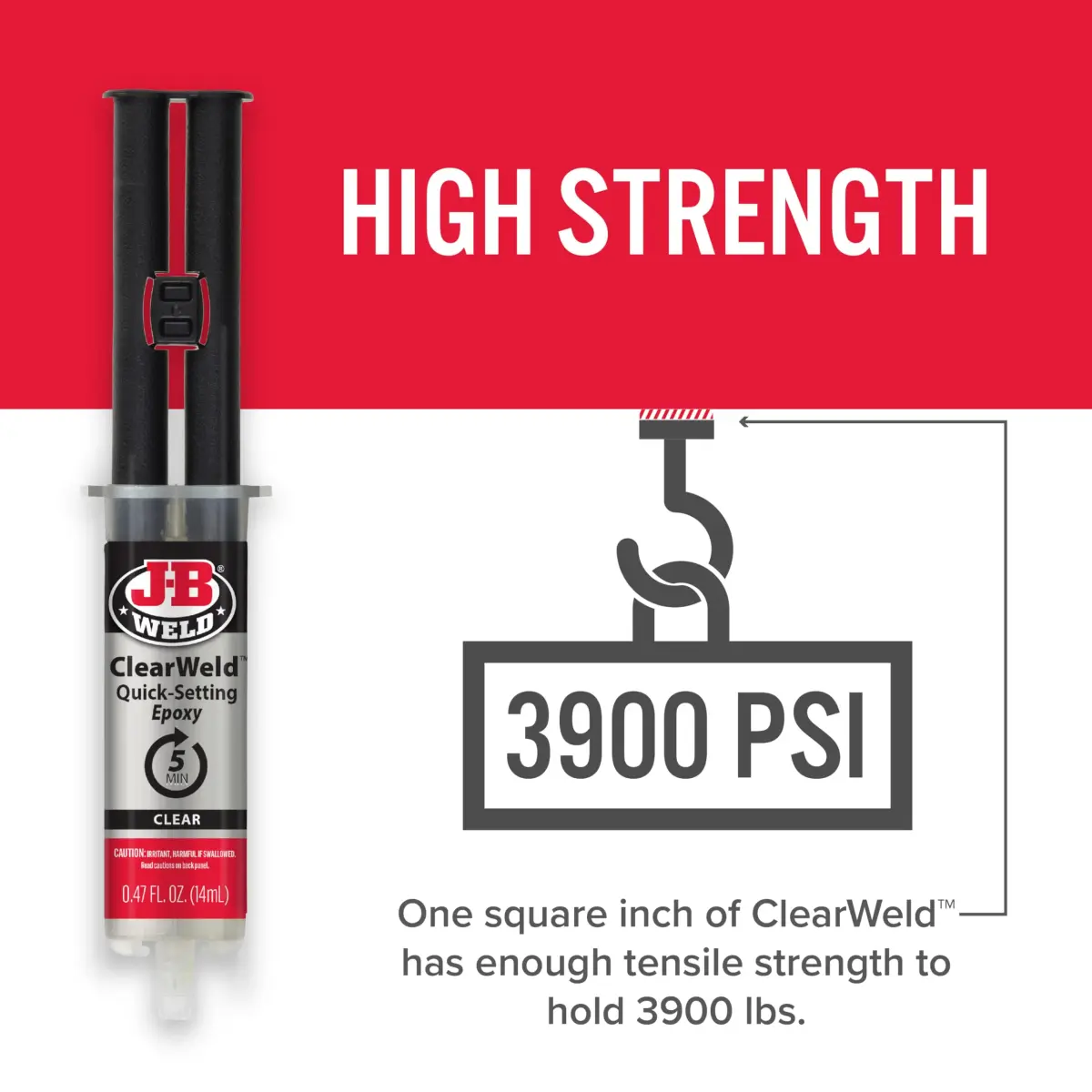 J-B Weld ClearWeld 5 Minute Epoxy 14ml (0.94 Fl Oz) 2-Pack | Strong, Clear, Fast-Setting Adhesive - view 5
