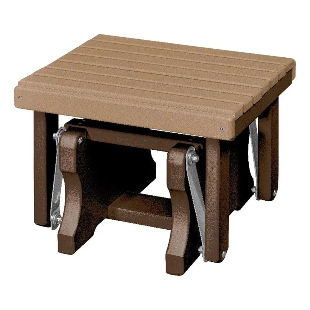 American Furniture Classics Model 601CTB Gliding Ottoman in Cedar and Tudor Brown | Heavy-Duty Coastal Design - main product image