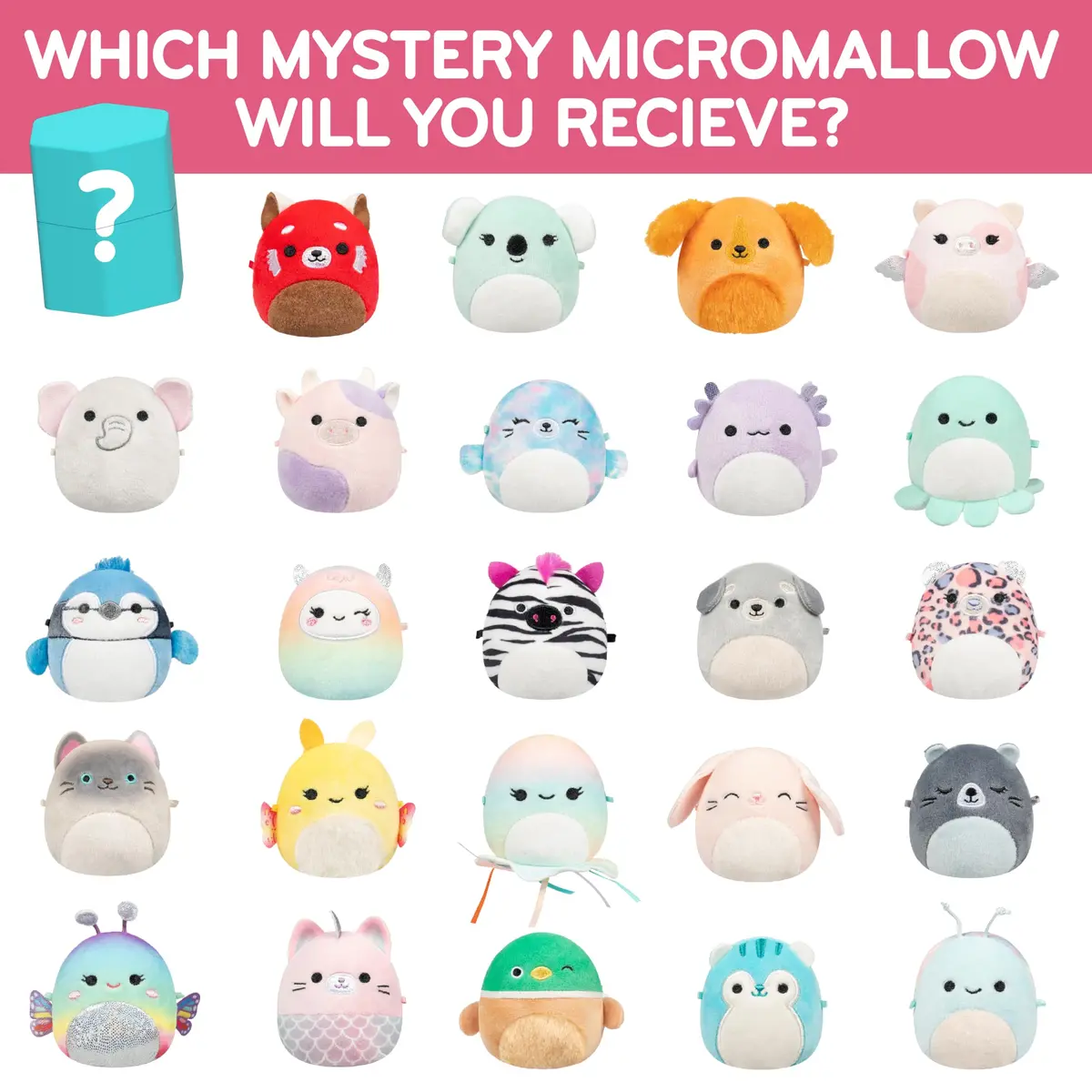 Squishmallows Micromallows Series 1 Mystery Mini Plush | Soft, Collectible 2" Toy for Kids & Teens - view 2