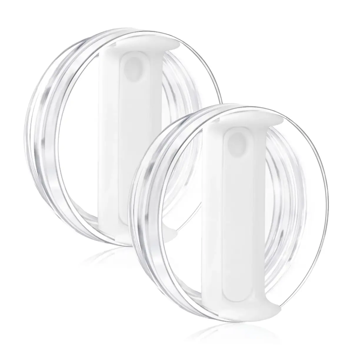 Horsdo 40oz Tumbler Lid - White Replacement for Stanley Quencher 2.0 (2-Pack) - main product image