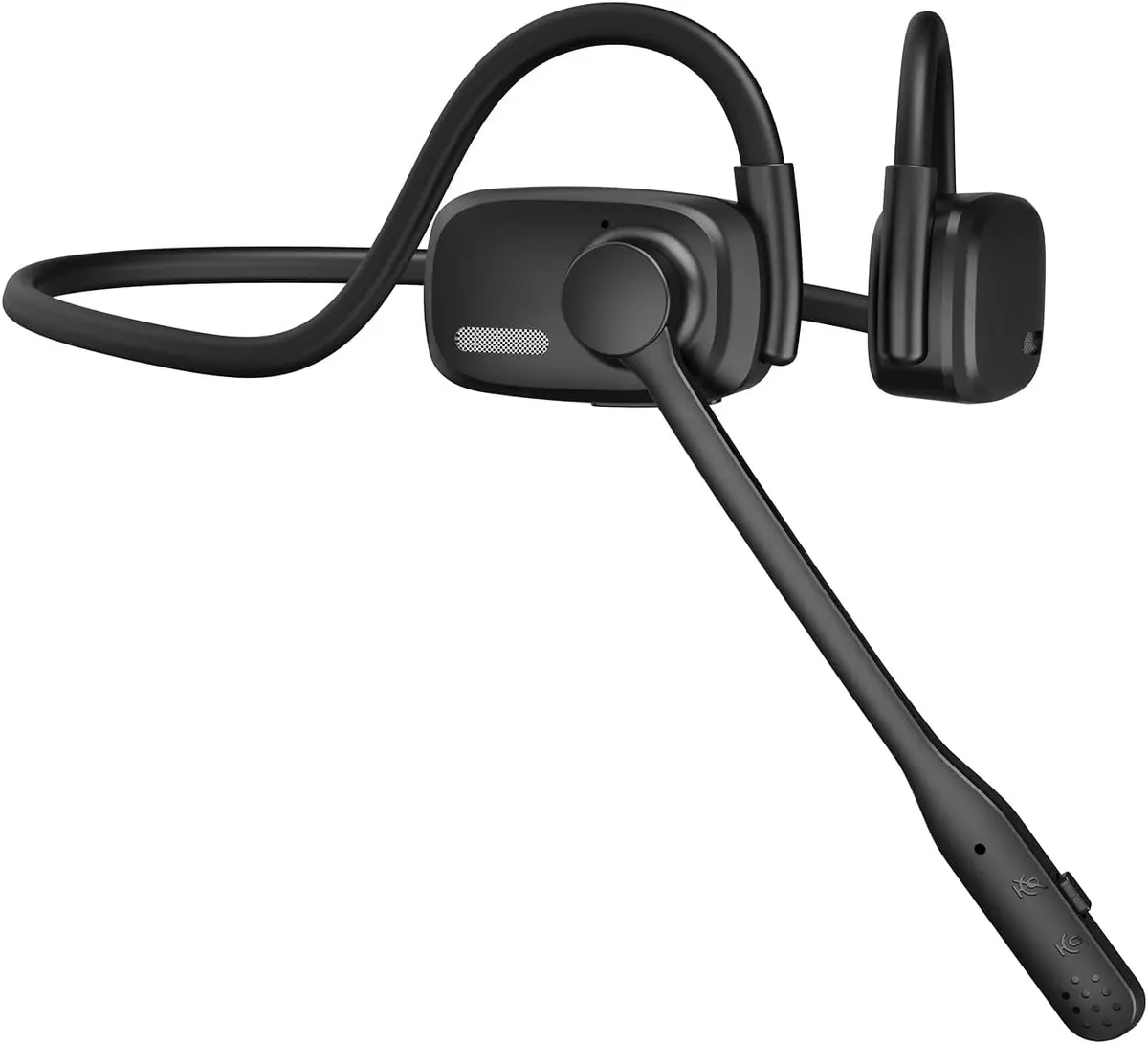 SproutingSound Open Ear Bluetooth Headphones Black | Noise Cancelling Mic, 12H Play - main product image