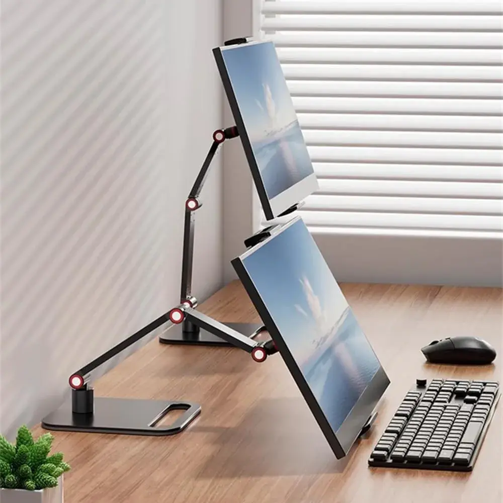 AiFeelife Portable Monitor Holder for 12-17.3 Inch Screen Desk Holder | Heavy Duty Aluminum Metal - main product image