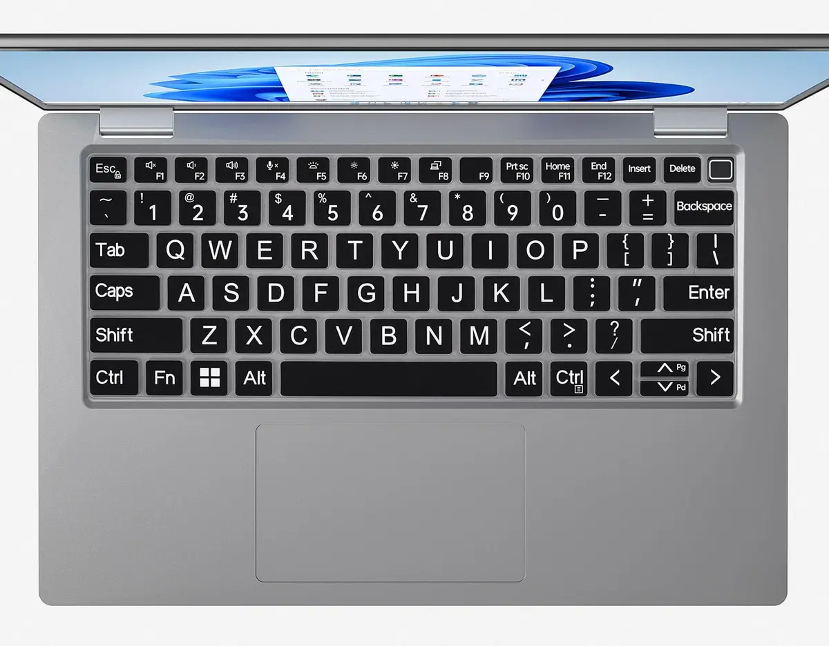 CaseBuy Large Print Keyboard Cover for Dell Latitude 14" & 15.6" | High Contrast, Dust & Water Resistant (110 characters) - view 8