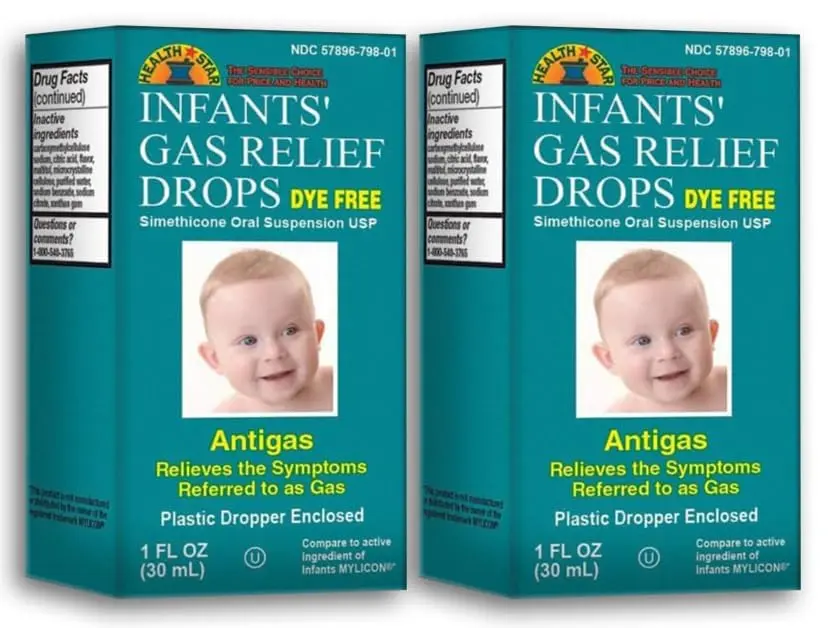 GeriCare Infants’ Gas Relief Drops Simethicone 20mg | Safe & Gentle Relief for Babies in India - view 2