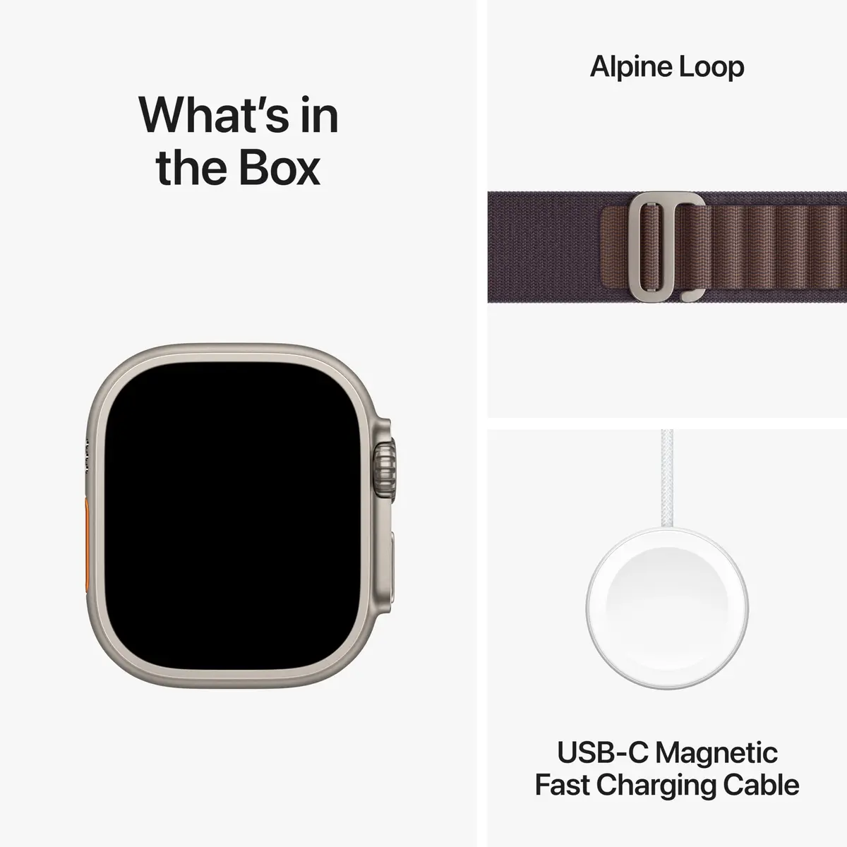 Apple Watch Ultra 2 [GPS + Cellular, 49mm] Titanium Case with Indigo Alpine Loop (Renewed) | S9 SiP Chip, 3000 Nit Display - view 6