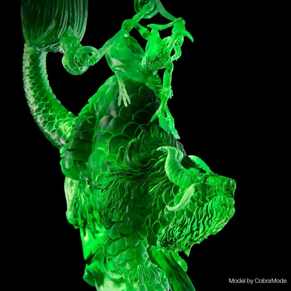 ELEGOO ABS-Like 3.0 3D Printer Resin Clear Green 1000g (1kg) | High Strength & Toughness for Mechanical Parts - view 7