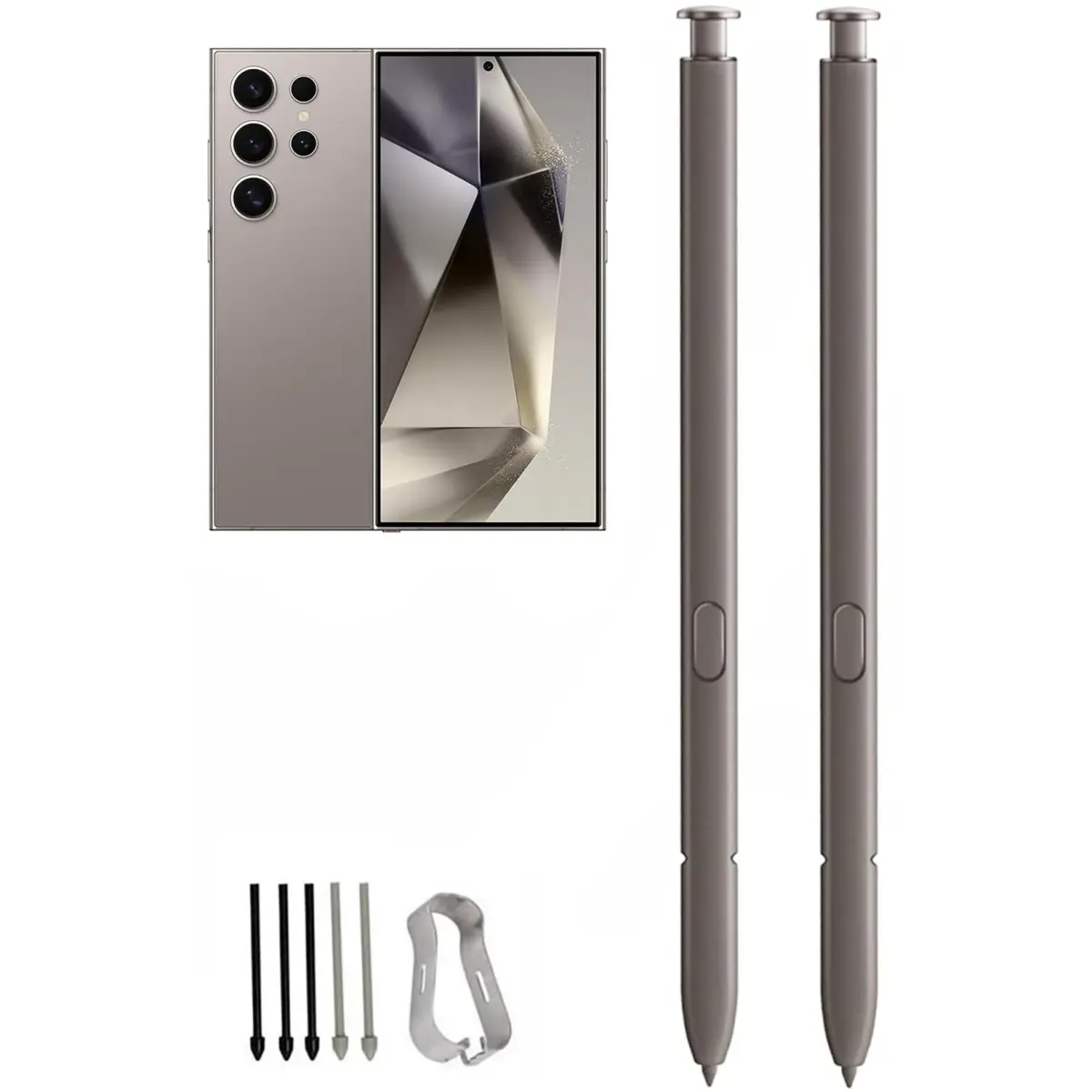 Befzygwk Replacement Stylus Pen for Samsung Galaxy S24 Ultra 5G (2-Pack, Gray) | 4096 Pressure Levels - main product image