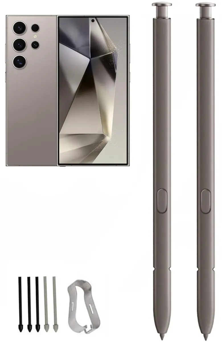 Befzygwk Replacement Stylus Pen for Samsung Galaxy S24 Ultra 5G (2-Pack, Gray) | 4096 Pressure Levels - main product image