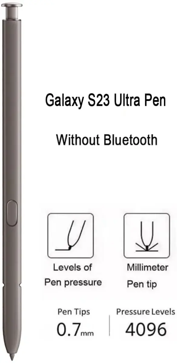 Befzygwk S Pen Replacement for Samsung Galaxy S24 Ultra 5G Stylus Pen, Violet | 4096 Pressure Levels, 0.7mm Fine Tip - view 4