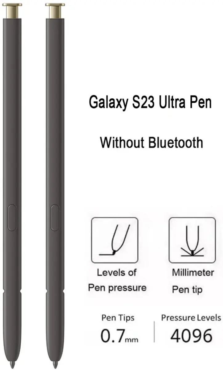 Befzygwk Replacement Stylus Pen for Samsung Galaxy S24 Ultra 5G (2-Pack, Yellow) | 4096 Pressure Levels - view 4