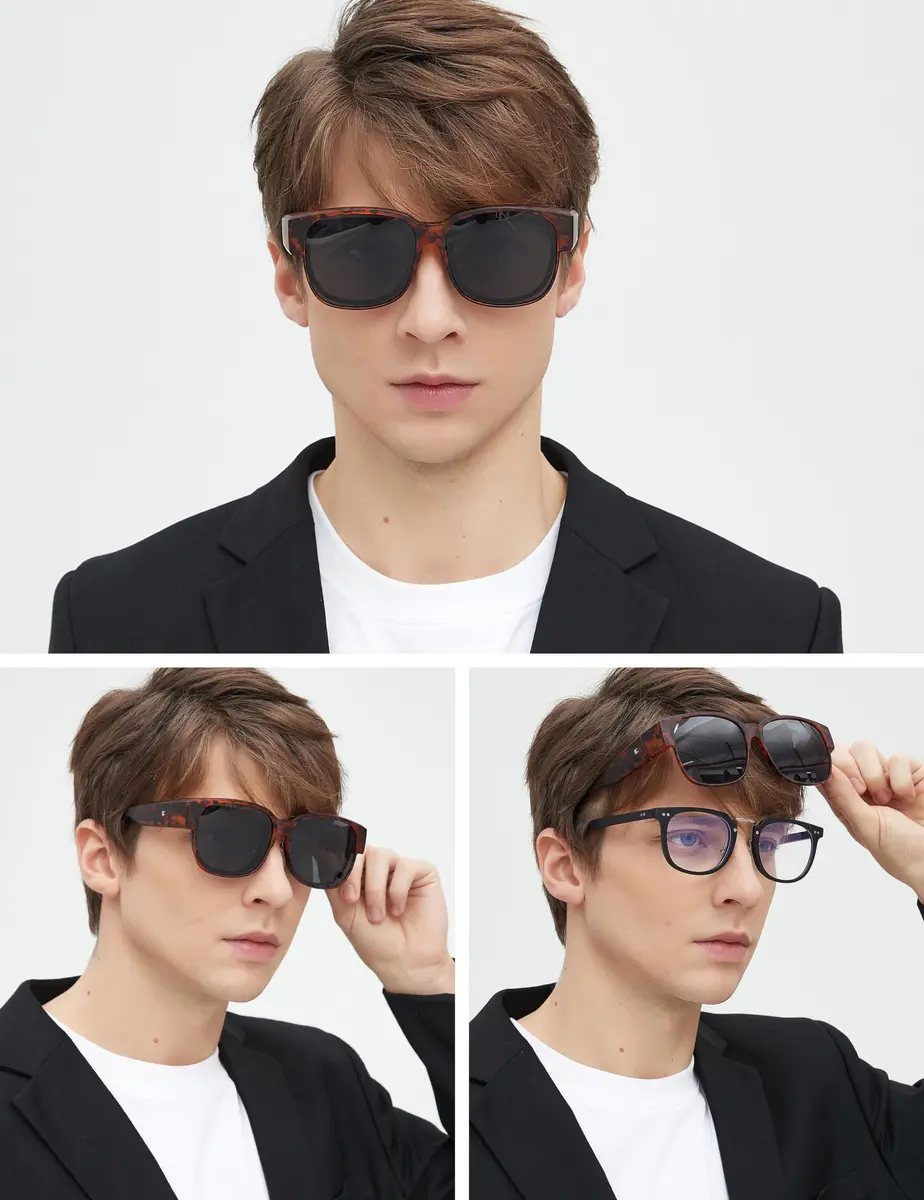 BIRCEN Polarized Fit Over Sunglasses for Men & Women | 21.5g TR90 Frame, 58mm Lens Width - view 2