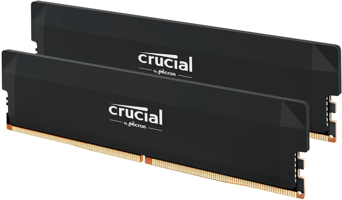 Crucial Pro 32GB DDR5 RAM Kit (2x16GB) 6000MHz CL36 | Overclocking Desktop Gaming Memory - main product image