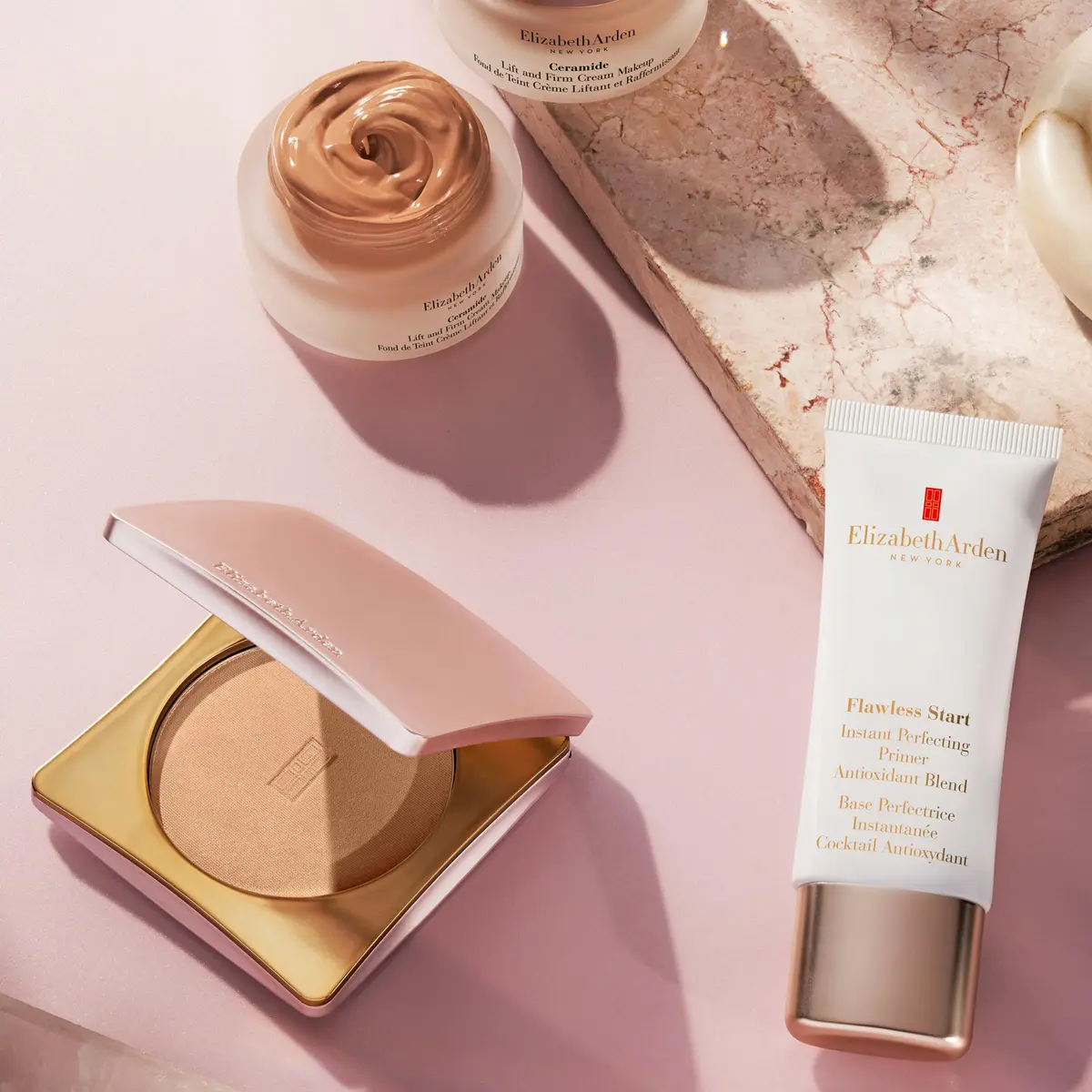 Elizabeth Arden Flawless Finish Skincaring Pressed Powder, Bronze | Sheer, Buildable Coverage with Nourishing Ingredients - view 8