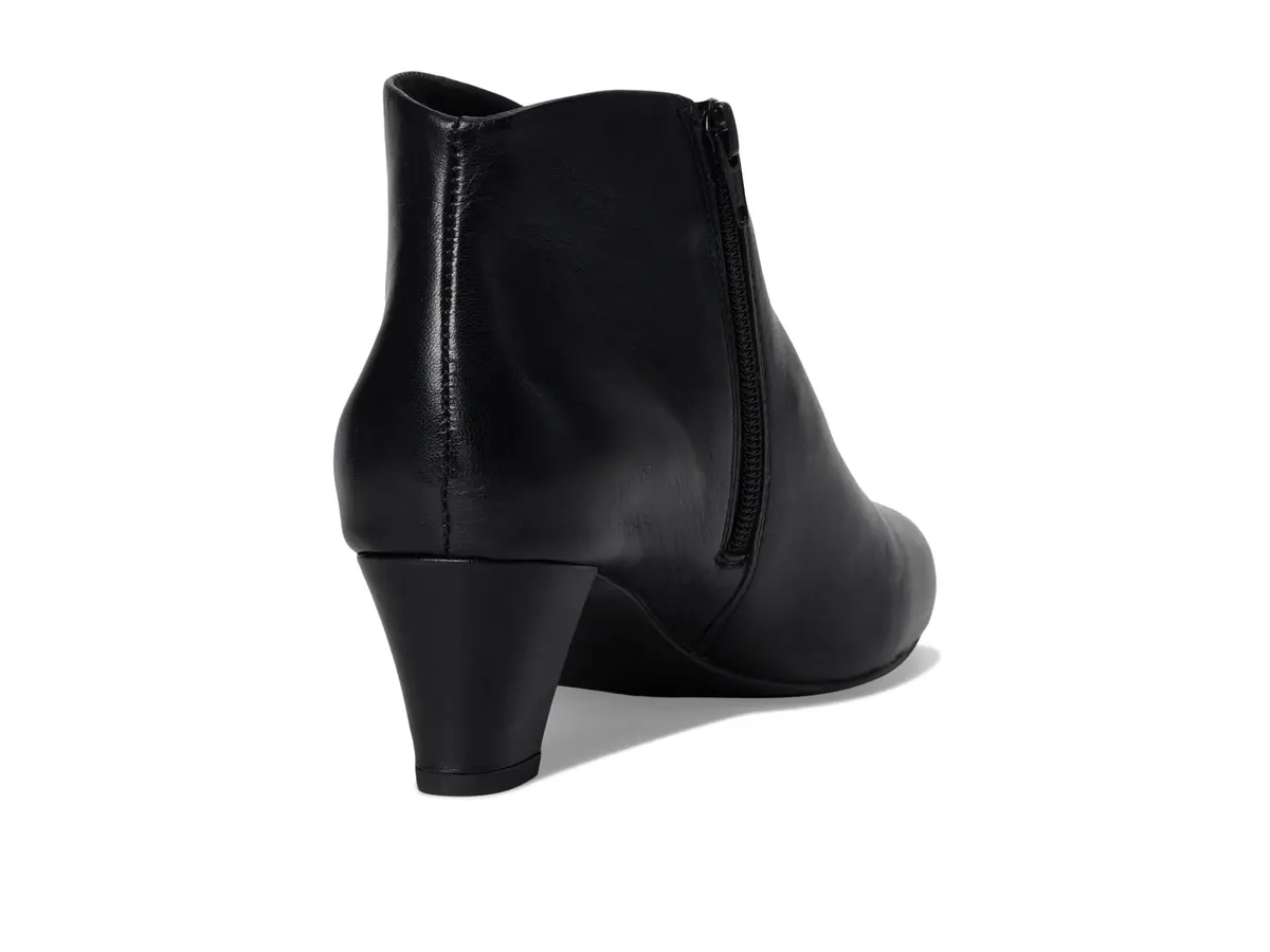 David Tate Prestige Boot Black Nappa Leather 10.5 | Stylish & Comfortable Ankle Boot with Leather Side Zipper - view 7