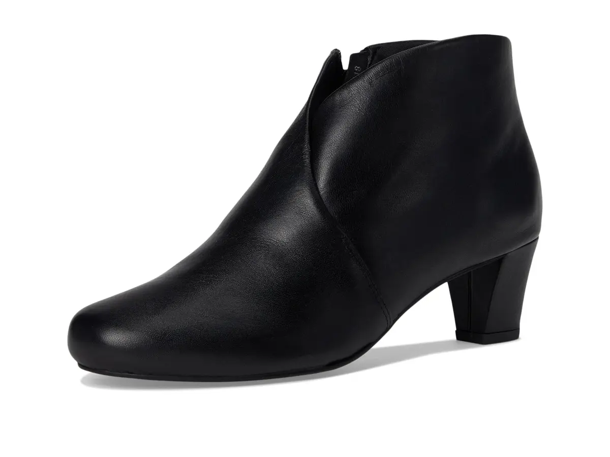 David Tate Prestige Boot Black Nappa Leather 10.5 | Stylish & Comfortable Ankle Boot with Leather Side Zipper - view 9