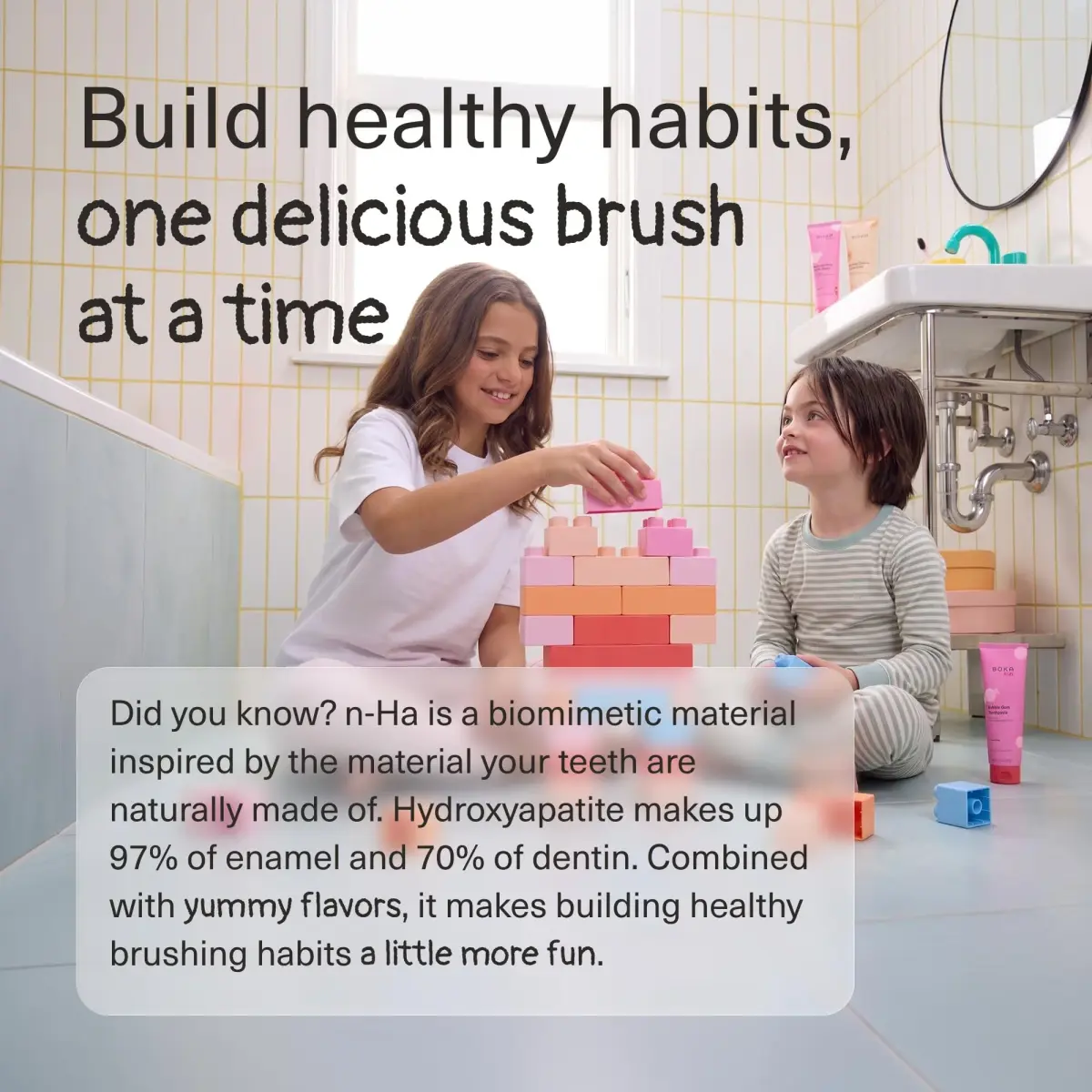 Boka Kids Toothpaste - Nano Hydroxyapatite Fluoride-Free Orange Cream 12oz (3 x 4oz Tubes) | Enamel Care for Ages 1+ - view 7