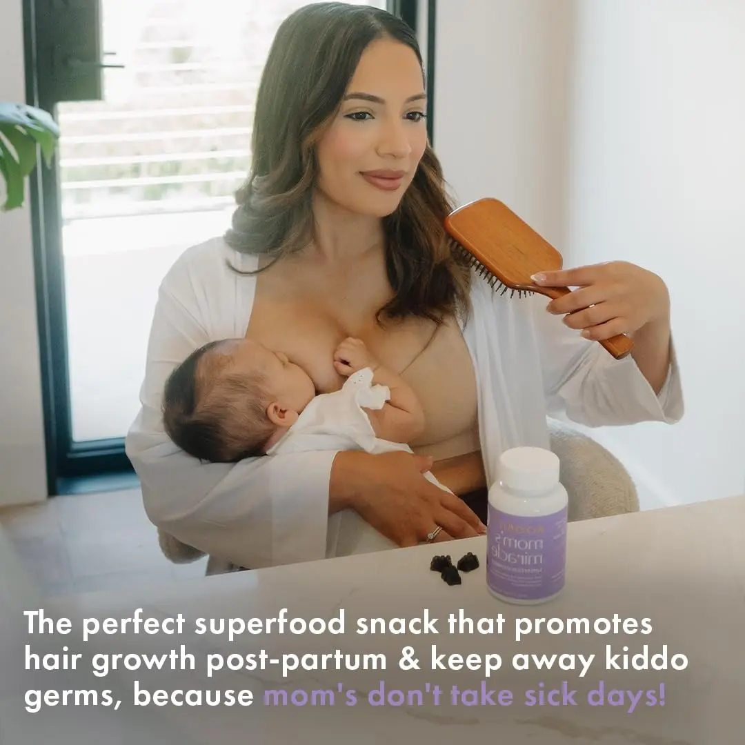 Boobie Moms Miracle Lactation Support Gummies | Milk & Hair Booster 60 Count (Pack of 2) - view 5