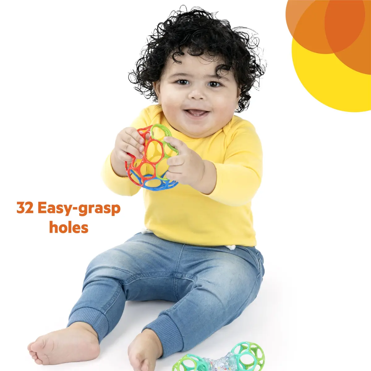 Bright Starts Easy-Grasp Oball Bundle Gift Set 2-Pack | BPA Free, Unisex, Newborn+ - view 8