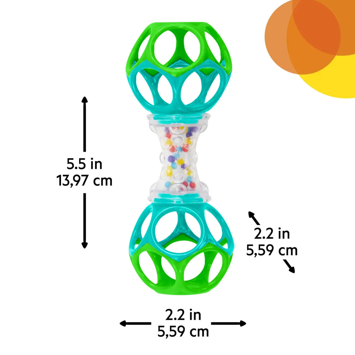 Bright Starts Easy-Grasp Oball Bundle Gift Set 2-Pack | BPA Free, Unisex, Newborn+ - view 9
